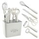 thumbnail image 2 of Juego de tijeras de cocina | Juego de herramientas multiusos de acero inoxidable, cuchillo para pelar, abrebotellas, pelador, utensilios de cocina modernos, cocineros caseros, preparación, 2 of 9