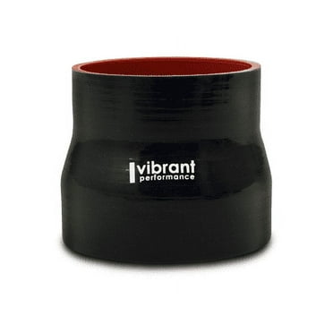Vibrant Performance 2772 VIB2772 4 PLY REDUCER COUPLING, 2.5IN X 3IN X 3IN LONG - BLACK