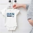 thumbnail image 5 of US Air Force USAF Est 1947 Logo Romper Boys or Girls Infant Baby Brisco Brands 18M, 5 of 6