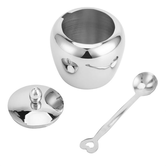 Sugar Bowl, With Lid And Spoon Sugar Bowl With Lip For Sugar Salt Pepper, Spice For Home Bar Cafe, Hotel