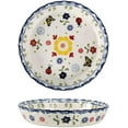 thumbnail image 2 of ZEN Ceramic Pie Pan Pie Dish for Oven 10 Inch Pie Plate Round Bakeware (Butterfly), 2 of 6