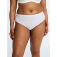 thumbnail image 3 of Joyspun Women's Cotton-Blend Hipster Panties, 6-Pack, Sizes S-XXXL, 3 of 12