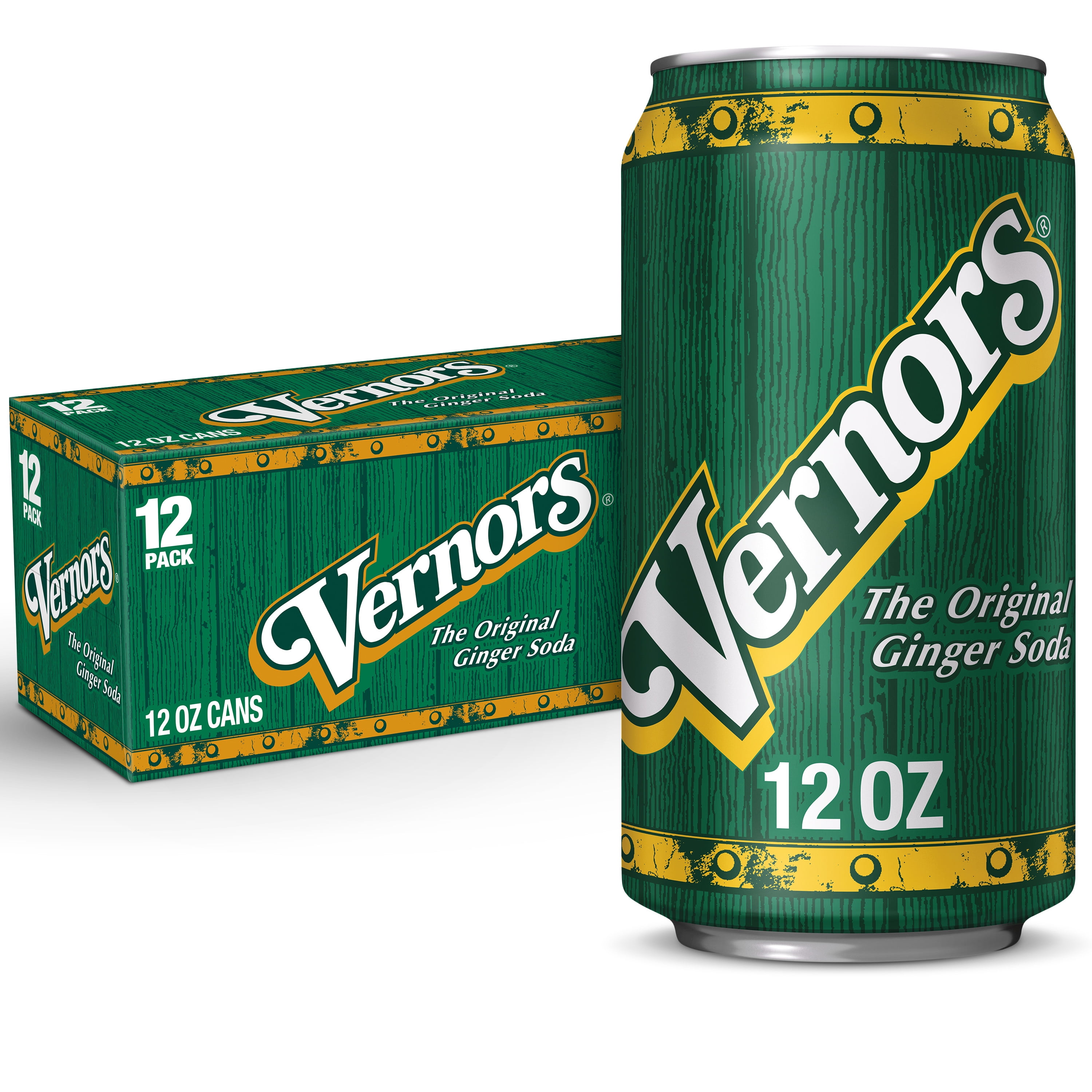 Vernors Original Ginger Soda Pop, 12 Fl Oz, 12 Cans - Walmart.com