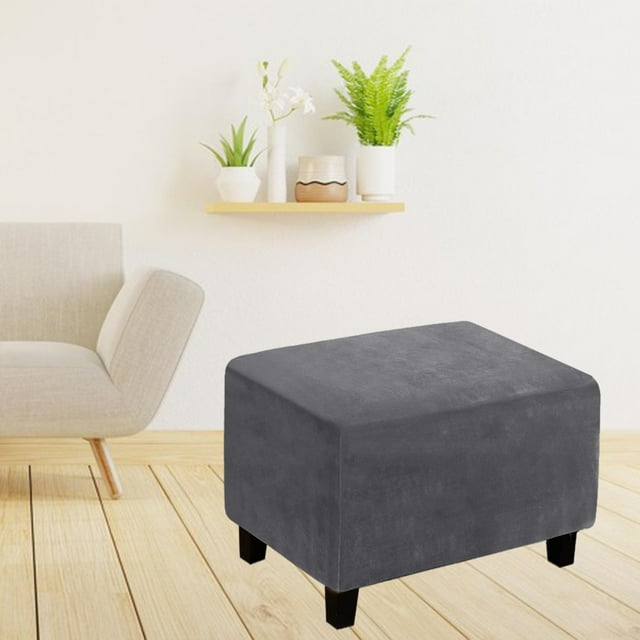 Reposapiés rectangular Perfecl Funda protectora extraíble Decoración gris