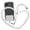 White, variant on Universal Phone Lanyard with Patch Adjustable Nylon Crossbody Neck Strap Anti-Drop Phone Tether Accessory for Most Smartphones, Work Cards, Keys & Daily Use