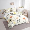 thumbnail image 3 of Castle Fairy Cartoon Chicken Cow Bedding Comforter Set,Cute Cabin Full Bedding Set, 3 of 8