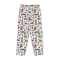 thumbnail image 5 of Naloa Retro Style Print Women’s Ultra-Soft Comfy Pajama Lounge Pants with Pockets & Drawstring, 5 of 8