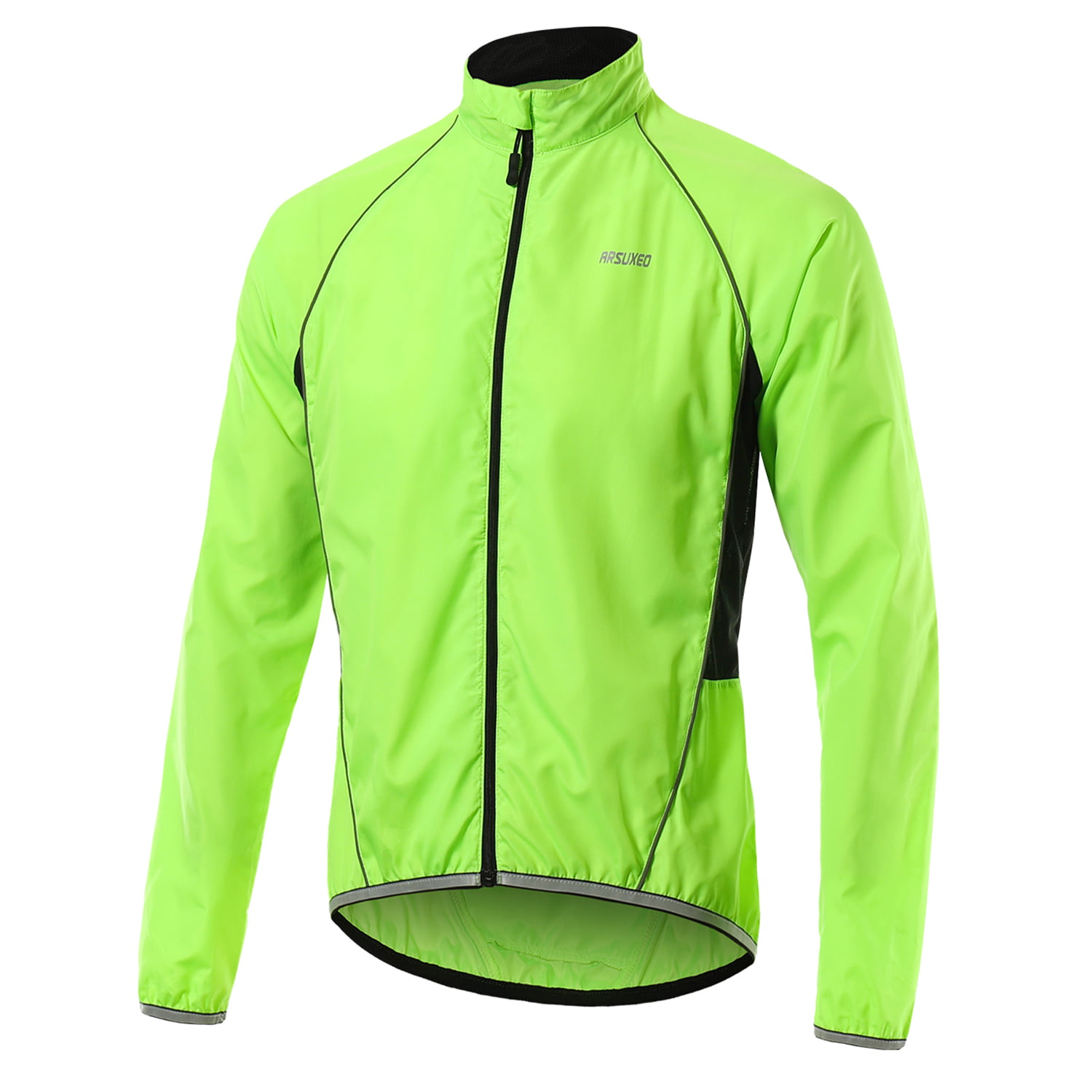 ROCKBROS Cycling Bike Reflective Vest Coat Sportswear Breathable Jersey Green 
