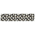 thumbnail image 3 of MYPOP Halloween White Ghost Long Table Runner 16x72 incheses, Halloween Holiday Rectangle Table Runner Cotton Linen Cloth Placemat for Office Kitchen Dining Wedding Party Home Decor, 3 of 6