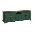 thumbnail image 2 of LIVILAND Farmhouse TV Stand for TVs up to 75" in Green, 2 of 8