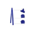 thumbnail image 3 of CORBATA DE HOMBRE AUTOATADA SÓLIDA INSPIRAR CHIC PARA EL DÍA DEL PADRE, ACCESORIO DE CUELLO PLANO, CORBATAS DE PUNTO AZUL REY, 3 of 5
