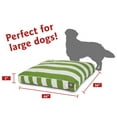 thumbnail image 3 of Majestic Pet | Vertical Stripe Rectangle Pet Bed For Dogs, Removable Cover, Sage, Large, 3 of 5