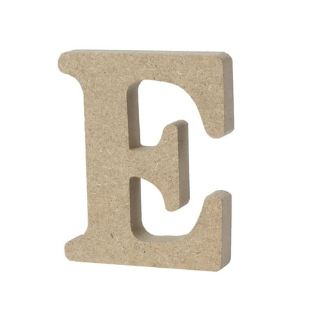 

Wooden Alphabet Letters Plaque Wall Home Office Wedding Party Decoration - E