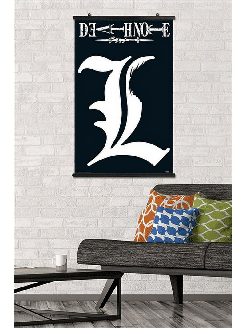 Death Note - L Symbol Wall Poster, 22.375