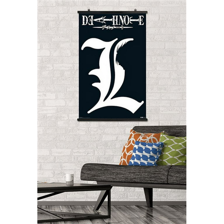 Death Note - L Symbol Wall Poster, 22.375
