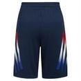 thumbnail image 3 of adidas Boy's Gradient Bold 3-Stripes Shorts Big Kids Navy/Red XL 18-20 Big Kid, 3 of 4