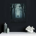 thumbnail image 4 of Nawypu Forest Ink Painting Canvas Wall Art Aesthetic Abstract Landscape Painting Bedroom Decoration Misty Scenery Bathroom Decor Blossoms Painting Wall Decor for Living Room Home Farmhouse Artwork, 4 of 4