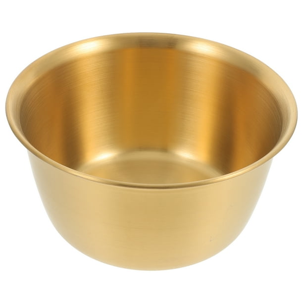Tazón grande de acero inoxidable, tazón para mezclar en la cocina, tazón de almacenamiento de alimentos, tazón para ensalada y fideos fríos