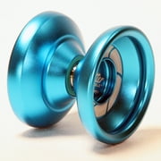 YoYoFactory Wide Angle Shutter Yo-Yo Blasted Aluminum Finish (Aqua)