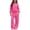 Hot Pink, variant on Rciityk Girls Sweatsuit Solid Color Fleece Lined Long Sleeve Hoodies and Elastic High Waist Wide Leg Sweatpants Tracksuit, Size 5-14Y