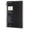 Professional Notebook, Hardcover, 1 Subject, Medium/college Rule, Black Cover, 11 X 8.5, 176 Sheets | Bundle of 2 Each