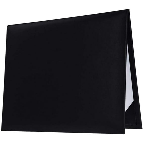 CLERKMANS Diploma Cover for Certificate - 8.5''x 11'' - Graduation Certificate Holders - (Black)