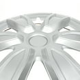 thumbnail image 3 of SCITOO Snap On Hubcap Auto Tire Replacement Exterior Cap OEM Steel Wheel Hubcaps Wheel Cover Rim 15 inch Set of 4PCS Silver, 3 of 4