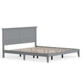 thumbnail image 4 of Cottage Style Solid Wood Platform Bed in King - Ultimate Grey, 4 of 10