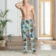 thumbnail image 2 of Balery Multicolored Butterflies Pantalones de pijama para hombre, pijama ultraligero, pantalón de descanso-Large, 2 of 6