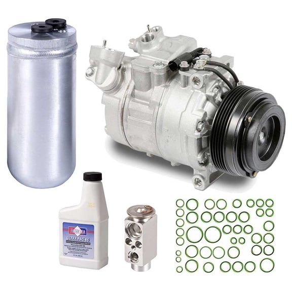 For BMW 540i & BMW M5 OEM AC Compressor w/ A/C Repair Kit - BuyAutoParts
