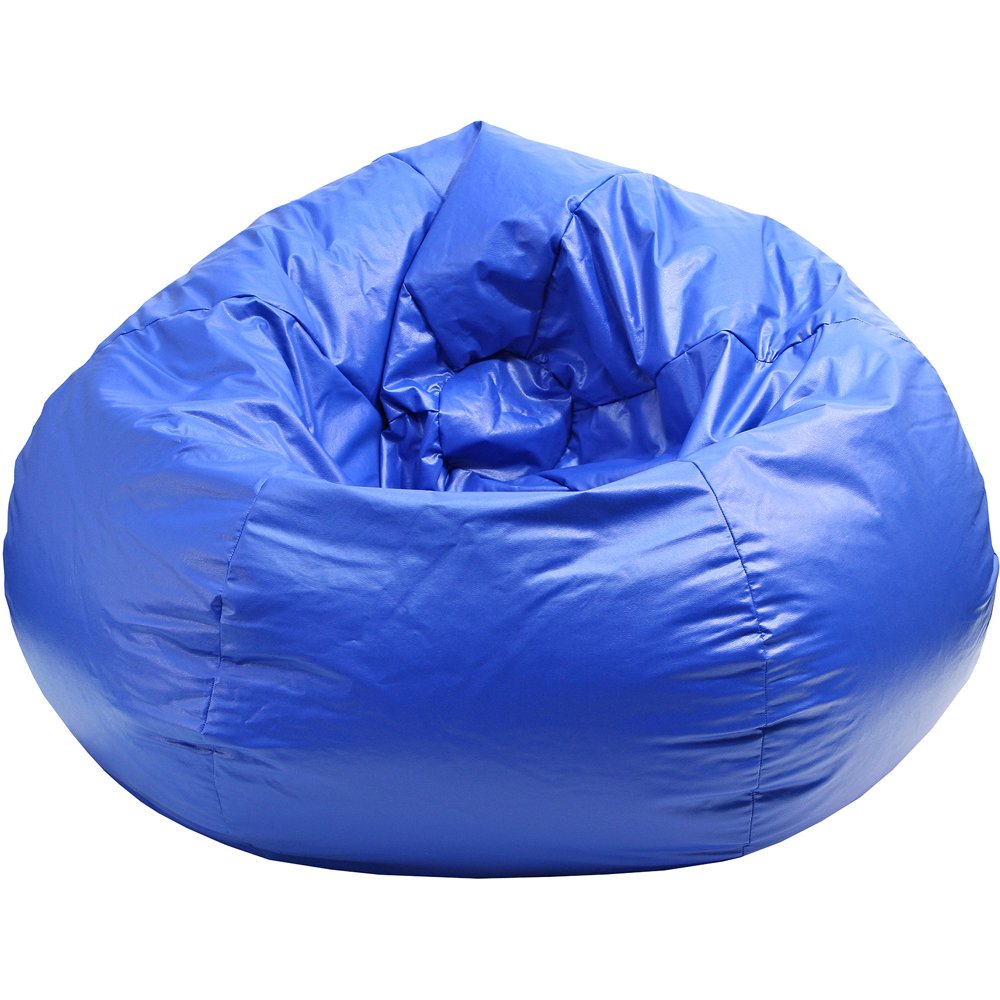 wet look vinyl bean bag, multiple sizes, multiple colors