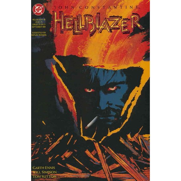 Hellblazer #45 VF ; DC Comic Book