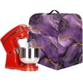 thumbnail image 3 of Stand Mixer Covers Protector Purple Marble Design Mixer Dust Covers Protector 4.5-8 Quart Mixer Fit Tilt Head & Bowl Lift Models Blue, 3 of 7