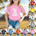 thumbnail image 3 of Easter Shirts Girls Vintage Loose Fit Brown Eggs-Track Easter Story Tshirt 2026 Kids Happy Easter Crew Neck Short Sleeve Tee Tops, 3 of 5