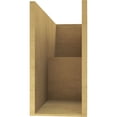 thumbnail image 4 of 11"W x 33"D x 22"H Classic Chapel Hill Rough Cedar Woodgrain TimberThane Corbel, Primed Tan, 4 of 6