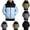 Blue, variant on Men's Quilted Puffer Jacket Relaxed Hooded Padded Coat,Full Zip Warm Windbreaker Waterproof Outerwear Fall Winter Daily Outing Wear,Gray,M