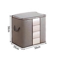 thumbnail image 3 of Zippered Storage Bag for Closet Comforter, Pillow, Quilt, Bedding, Clothes, Blanket Organizers with Large Clear Window & Carry Handles, Space Saver, 3 of 7
