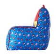 thumbnail image 3 of Marvel Spidey and Friends Blue Square Bean Bag Chair, Polyester, 3 of 6