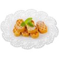thumbnail image 2 of Napperon en Dentelle Blanche Jetable Papier 7.5X10.5 Pouces 150 Pcs (Ovale), 2 of 5