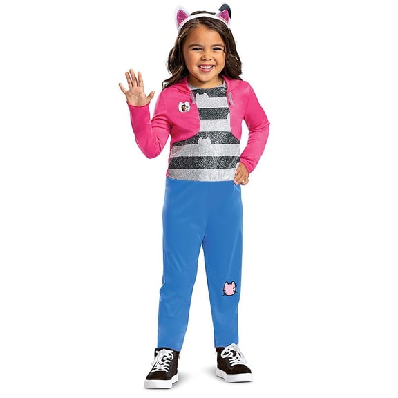 Disguise Toddler Girls Gabbys Dollhouse Gabby Jumpsuit Headband Costume 2T