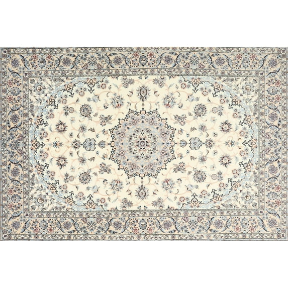 Ahgly Company Machine Washable Indoor Rectangle Traditional Gold Area Rugs, 9' x 12'