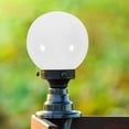 thumbnail image 3 of Shisuyan Globe Lamp Shade Fixture Ball Lamp Shade Post Mount Globe Light Fixture, 3 of 8