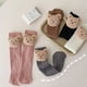 thumbnail image 3 of Calcetines largos hasta la rodilla de algodón suave para niños pequeños, calcetines de oso lindo, ropa de invierno para niñas de 2 a 8 años, nuevos, 3 of 6