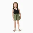 thumbnail image 3 of PatPat Mother's Day 100% Cotton Ribbed and Solid Splicing Sleeveless Belted Romper for Mom and Me, Girl Jumpsuits, 3 of 10