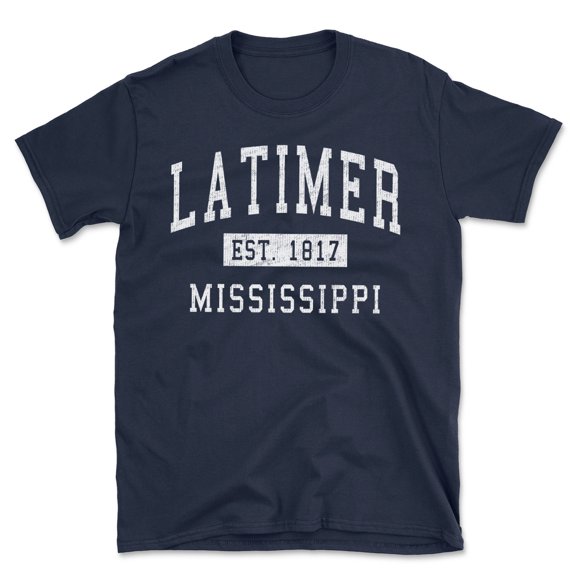 Latimer Mississippi Classic Established Men's Cotton T-Shirt