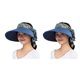 thumbnail image 3 of Sombrero de algodón y Lino Jumpingount a prueba de sol para mujer, 3 of 6