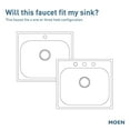 thumbnail image 2 of Moen 7864EWBL Sleek Motionsense Wave Sensor Touchless One-Handle High Arc Pulldown Modern Kitchen Faucet Featuring Power Clean, Matte Black, 2 of 2