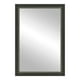 Timeless Frames 55373 Miroir Encadré de 24 x 37 Po &44; Noir et Argent – image 1 sur 1
