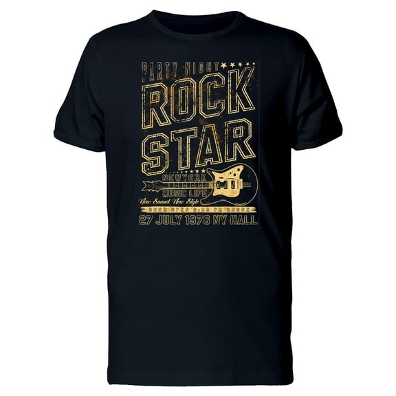 Party Night Rock Star Tee Men's -Image by Shutterstock