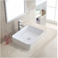 thumbnail image 6 of Karran Usa VC-501-WH Valera 18-3/4" Rectangular Vitreous China Vessel Bathroom Sink -, 6 of 6